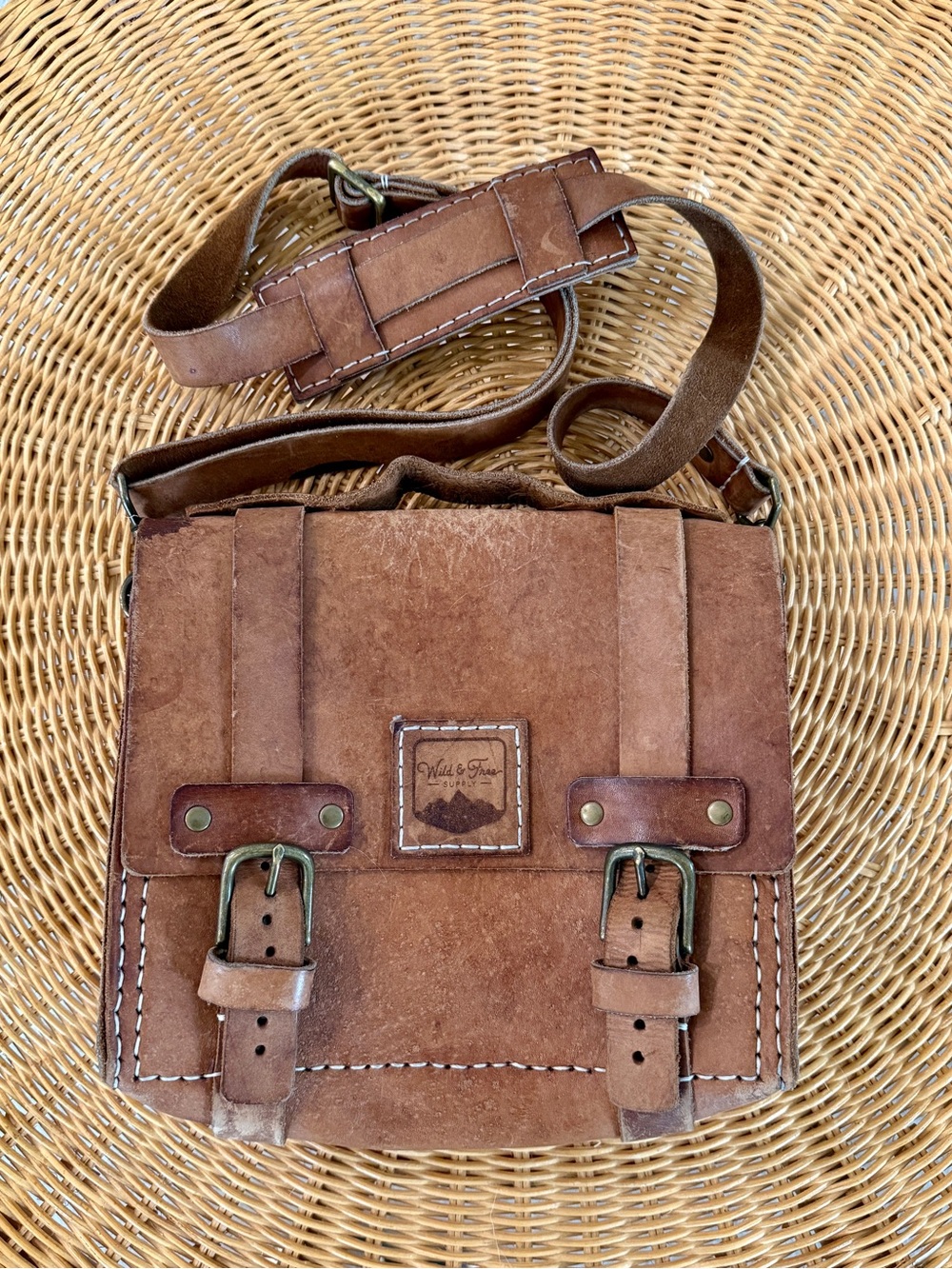 Genuine Leather Satchel Bag